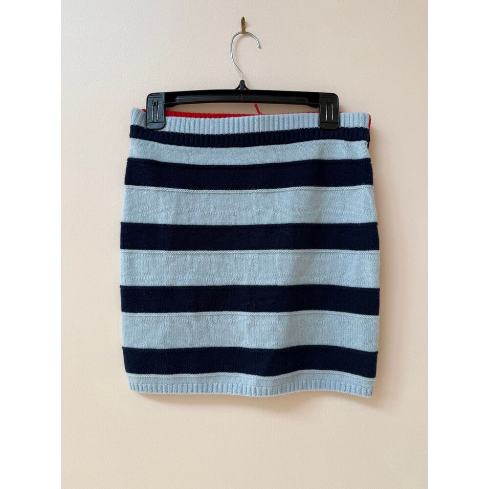 Solid & Striped The Ronnie Reversible Wool & Cashmere Mini Skirt M NWT